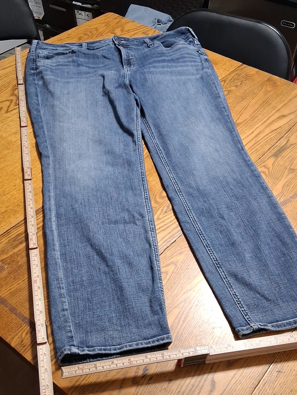 SILVER Jeans Womens ( TAG 20W X 31) (FITS 19.50 X30.50) BLUE SUKI STRAIGHT Used